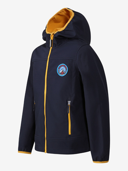 ALPINE PRO Kinder-Softshell-Jacke ALPINE PRO OMANO blau