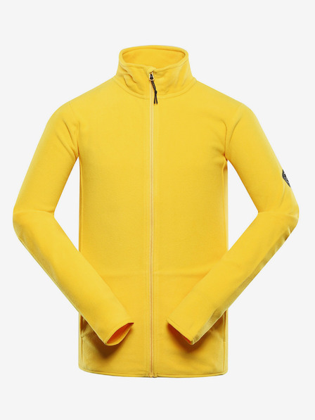 ALPINE PRO Herren-Fleece-Kapuzenpullover ALPINE PRO SIUS gelb