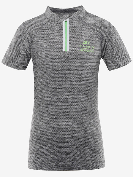 ALPINE PRO Schnell trocknendes Kinder-Radshirt ALPINE PRO LATTERO grau