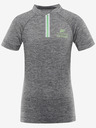 ALPINE PRO Schnell trocknendes Kinder-Radshirt ALPINE PRO LATTERO grau