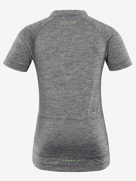 ALPINE PRO Schnell trocknendes Kinder-Radshirt ALPINE PRO LATTERO grau