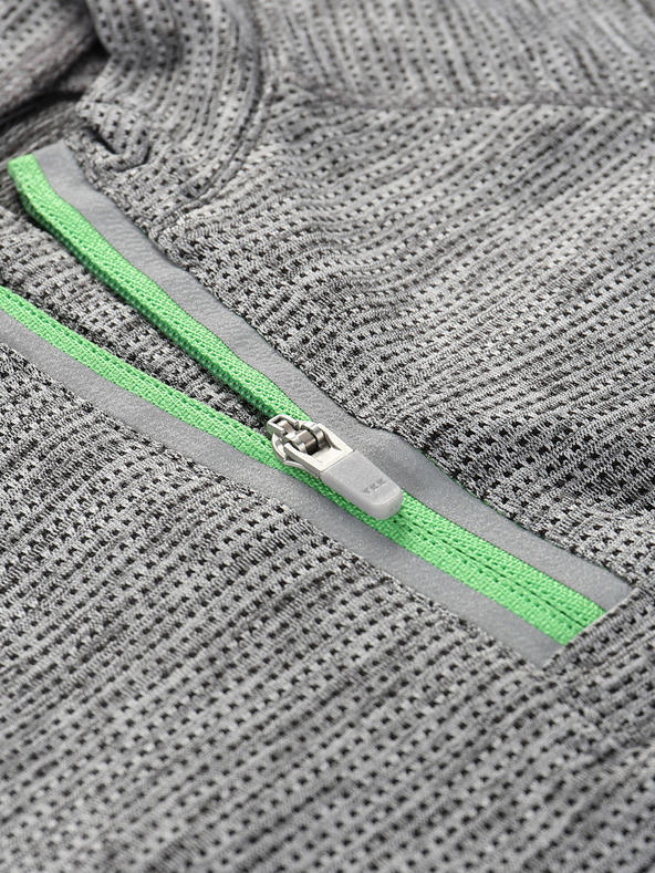 ALPINE PRO Schnell trocknendes Kinder-Radshirt ALPINE PRO LATTERO grau