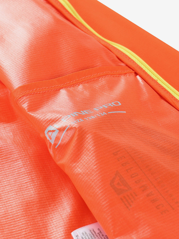 ALPINE PRO Ultraleichte Kinderjacke mit DWR-Behandlung ALPINE PRO SPINO orange