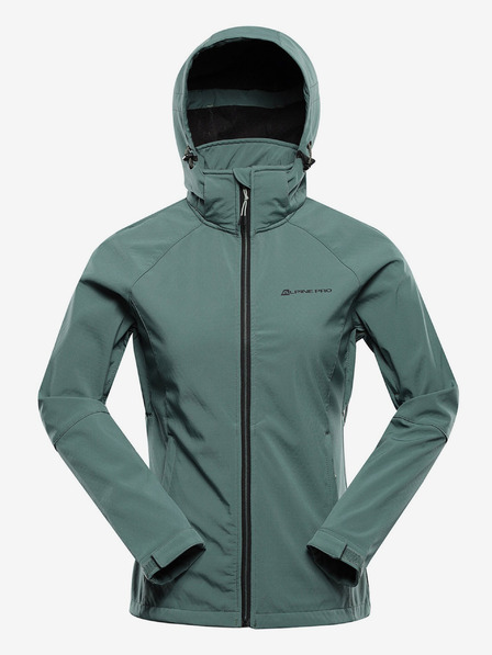 ALPINE PRO Damen-Softshelljacke mit Membrane ALPINE PRO HOORA grün