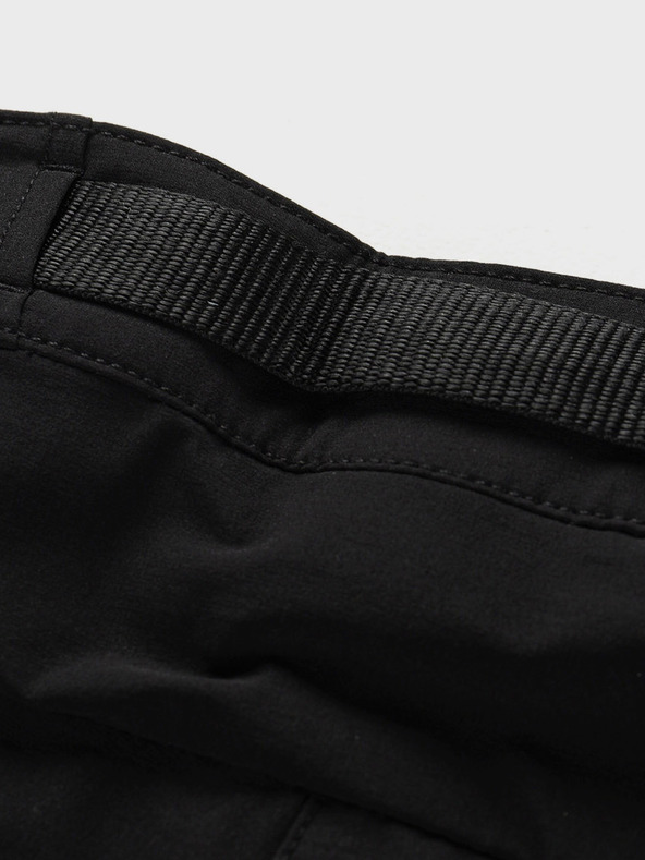 ALPINE PRO Schwarze Damen-Softshell-Hose mit DWR-Behandlung Alpine Pro Akana