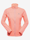 ALPINE PRO Ultraleichte Damen-Skijacke mit DWR ALPINE PRO SPINA neon lachsfarben