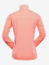ALPINE PRO Ultraleichte Damen-Skijacke mit DWR ALPINE PRO SPINA neon lachsfarben