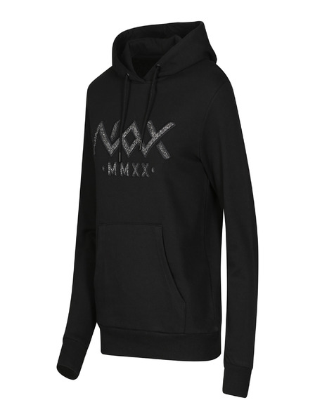 NAX Damen-Kapuzenpullover nax NAX WEFA schwarz