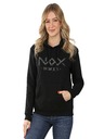 NAX Damen-Kapuzenpullover nax NAX WEFA schwarz