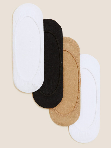 Marks & Spencer 4 Stück Marks & Spencer low rise weiß