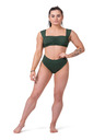 Nebbia Miami Retro-Bikinioberteil 553 S, dunkelgrün