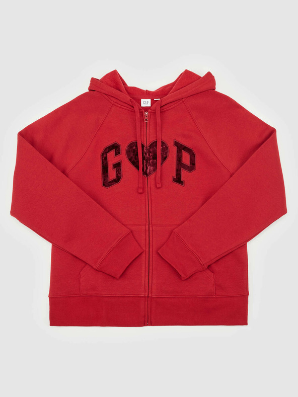 GAP Sweatjacke mit Reißverschluss und Logo GAP