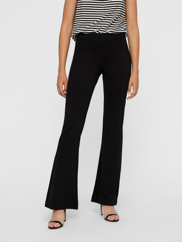 Vero Moda Schwarze Damen-Hose mit ausgestelltem Schnitt Vero Moda Kamma