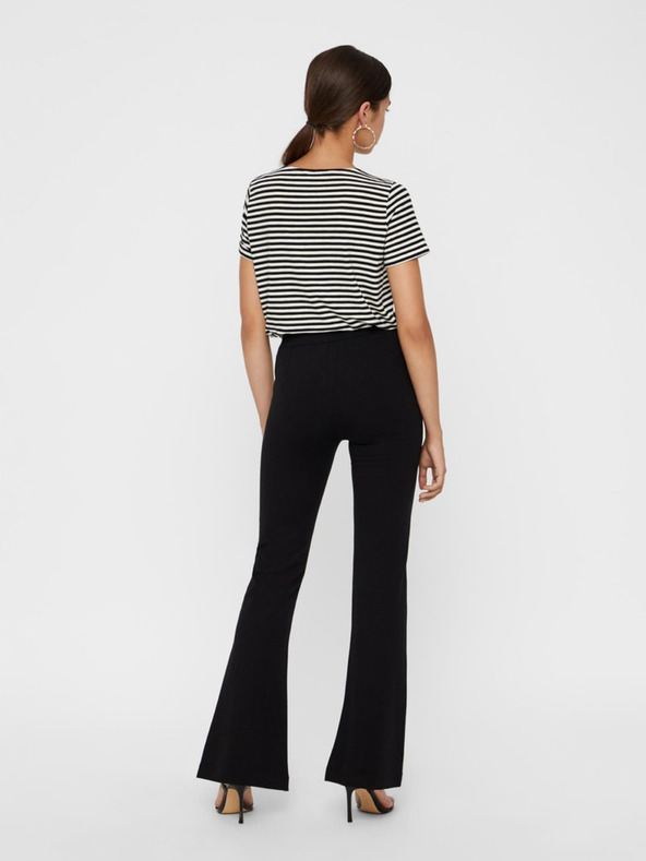 Vero Moda Schwarze Damen-Hose mit ausgestelltem Schnitt Vero Moda Kamma