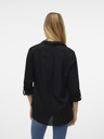 Vero Moda Schwarze Vero Moda Bumpy Bluse für Damen