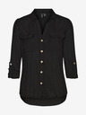 Vero Moda Schwarze Vero Moda Bumpy Bluse für Damen