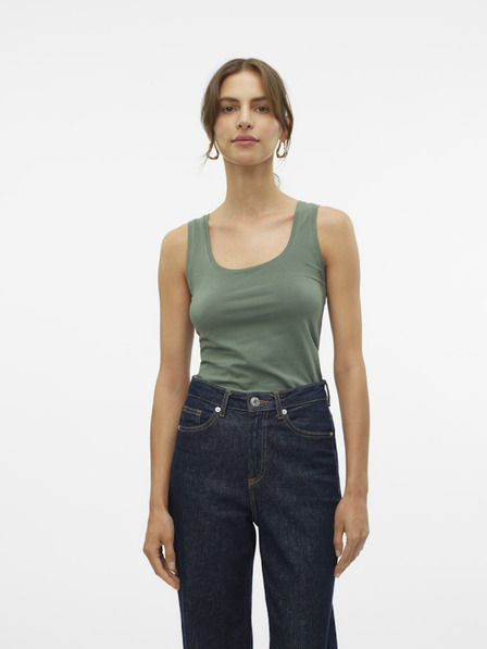 Vero Moda Grünes Vero Moda Lulu Damen-Tank-Top