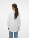 Vero Moda Weißes Damenhemd Vero Moda Fanni