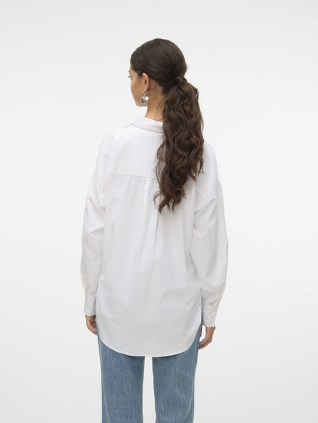 Vero Moda Weißes Damenhemd Vero Moda Fanni