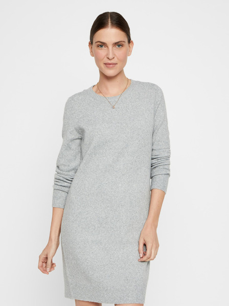 Vero Moda Hellgraues Pulloverkleid VERO MODA Doffy