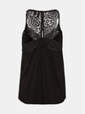 Vero Moda Schwarzes Top mit Spitze VERO MODA Ana