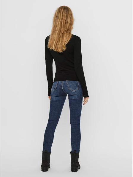 Vero Moda Schwarzer Rollkragenpullover VERO MODA Glory