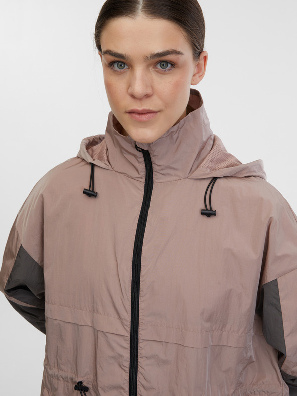 Orsay Hellrosa Damen-Sport-Leichtgewicht-Kapuzenjacke ORSAY
