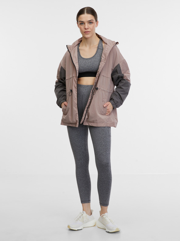 Orsay Hellrosa Damen-Sport-Leichtgewicht-Kapuzenjacke ORSAY