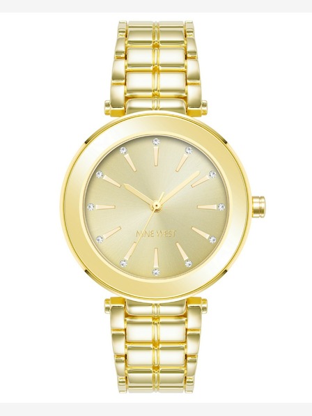 Nine West	 Runde Damenuhr Nine West