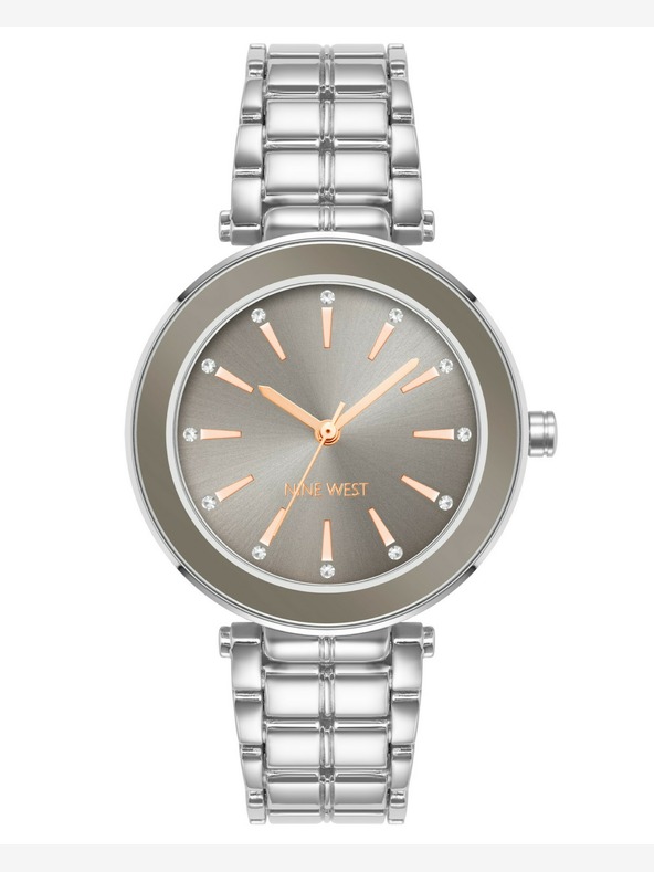 Nine West	 Runde Damenuhr Nine West