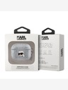 Karl Lagerfeld PU-geprägte Karl-Kopf-Hülle für AirPods 3 Silber Karl Lagerfeld