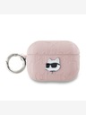 Karl Lagerfeld Karl Lagerfeld PU geprägte Choupette Head Tasche für AirPods Pro 2 Pink