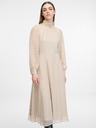 Orsay Beigefarbenes Damen Midikleid ORSAY