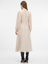 Orsay Beigefarbenes Damen Midikleid ORSAY
