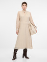 Orsay Beigefarbenes Damen Midikleid ORSAY