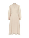 Orsay Beigefarbenes Damen Midikleid ORSAY