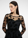 Orsay Schwarzes knielanges Damenkleid ORSAY