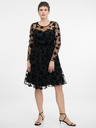 Orsay Schwarzes knielanges Damenkleid ORSAY
