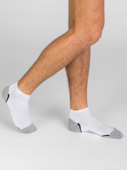 DIM Dreier-Set Herren-Sport-Socken in weiß Dim SPORT IN-SHOE 3x