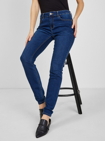 Orsay Dunkelblaue Skinny Fit Jeans Damen ORSAY
