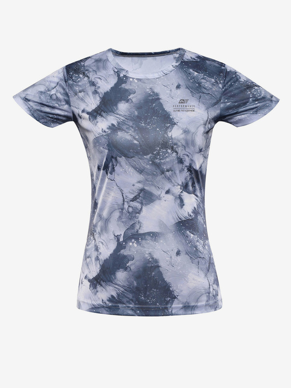ALPINE PRO Graues Damen-Sport-T-Shirt ALPINE PRO Quatra
