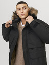 Jack & Jones Schwarzer Jack & Jones Herren Star Parka