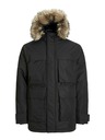 Jack & Jones Schwarzer Jack & Jones Herren Star Parka