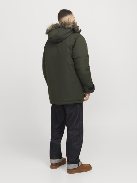 Jack & Jones Khakifarbener Jack & Jones Star Herren-Parka