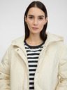 Orsay Cremefarbener gesteppter Damen-Daunenmantel ORSAY