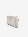 Guess Cremefarbene Damen-Crossbody-Geldbörse Guess