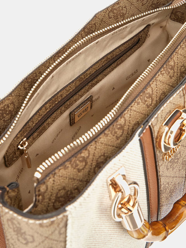 Guess Brown Beige Damenhandtasche Guess