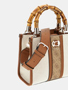 Guess Braun und Creme Guess Handtasche