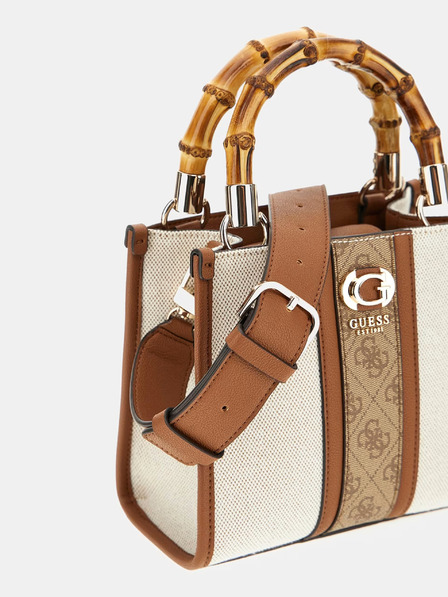 Guess Braun und Creme Guess Handtasche