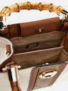 Guess Braun und Creme Guess Handtasche